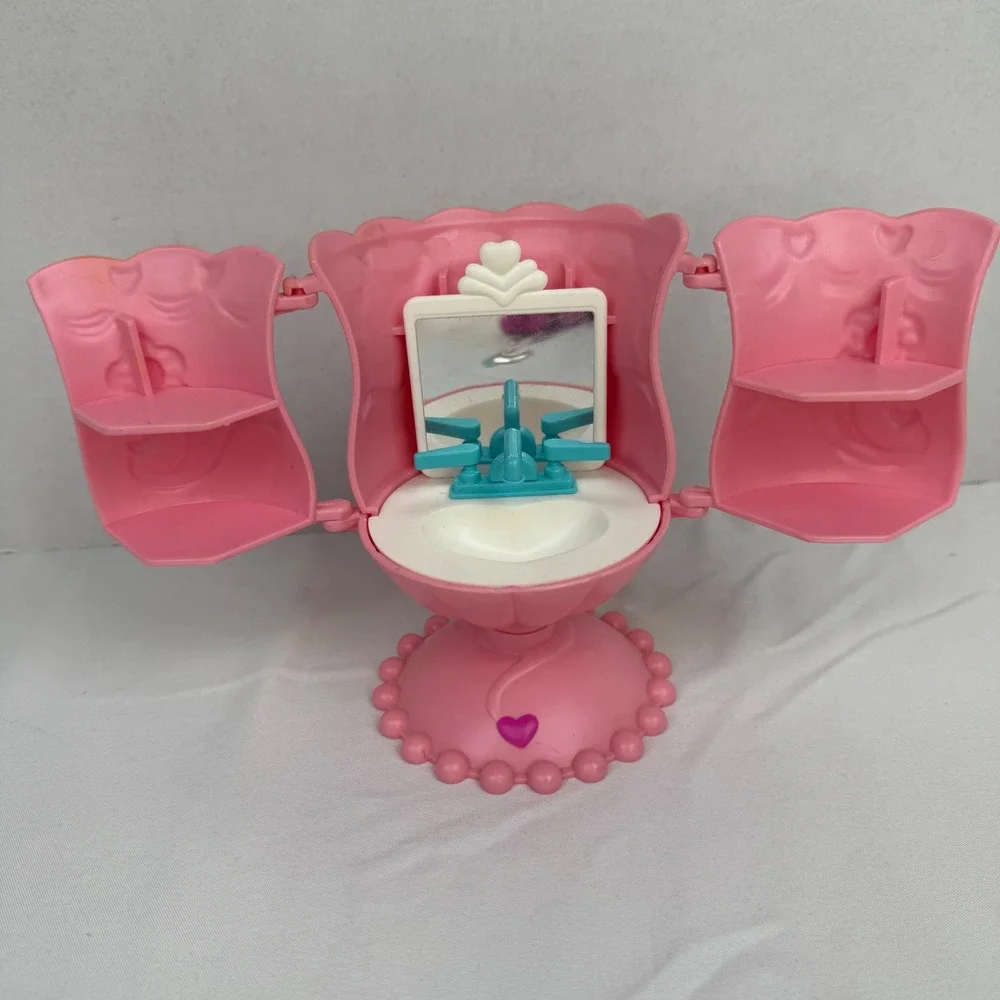 Vintage Tonka Cupcake Bakeshop Vanity Playset Sundae Shape Pink 90s Toy